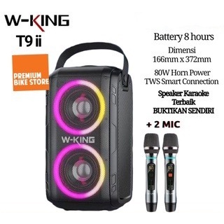 Jual Wking Speaker Bluetooth Karaoke T Mic Portable Speker W King