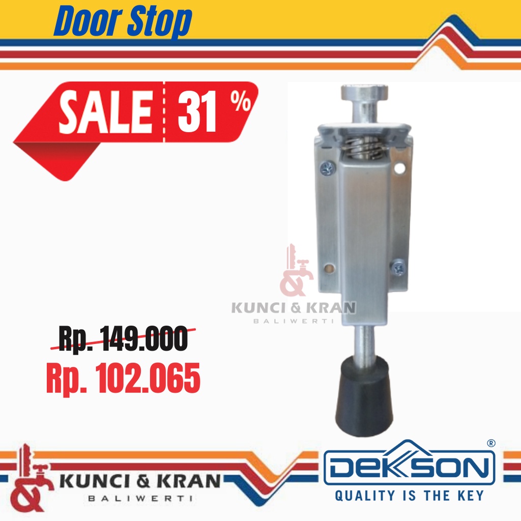 Jual Door Stop Dekkson Ds Sss Penahan Pintu Injak Door Stop Injak