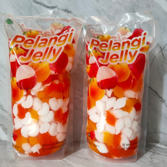 Jual Minuman Pelangi Jelly Gram Dan Kg Shopee Indonesia