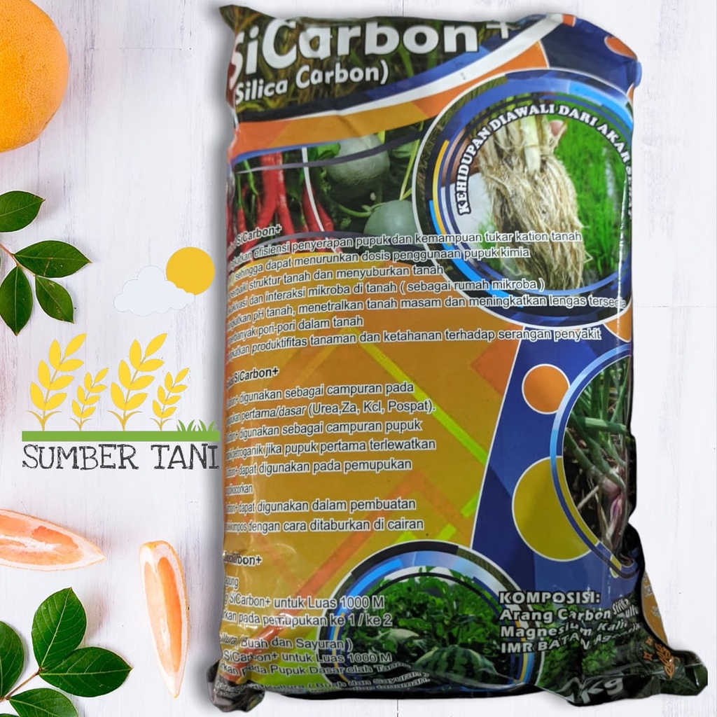 Jual Pupuk Sicarbon Silica Carbon Karbon Silika Asam Humat Kg