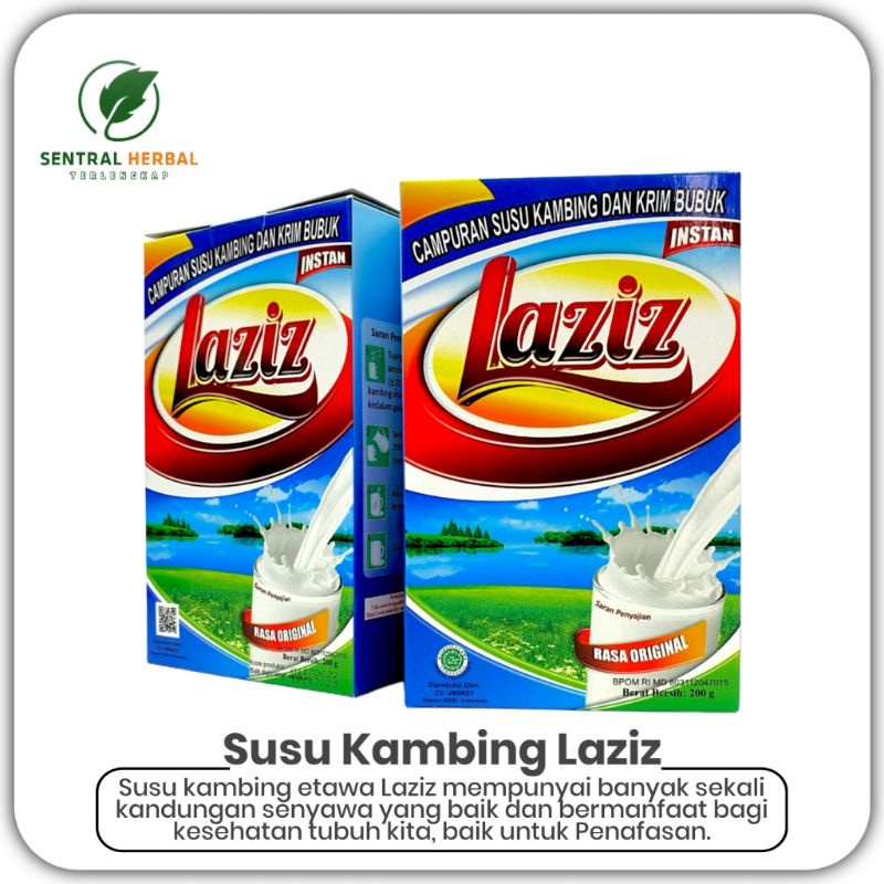 Jual Susu Kambing Etawa Laziz Berat Isi 200 Gram Shopee Indonesia