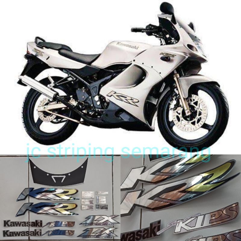 Jual Striping Krr Zx 150 Silver Bahan Chrome Bisa Ditimpa Pernis