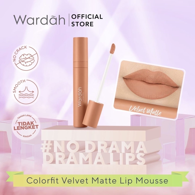 Jual Asemkajkt Joyfull Orange Wardah Colorfit Velvet Matte Lip