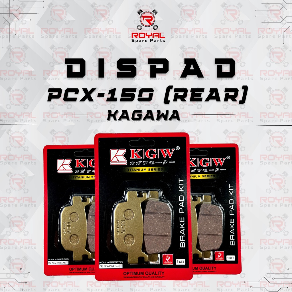 Jual DISPAD DISCPAD PCX 150 REAR BELAKANG HONDA ORIGINAL KAGAWA