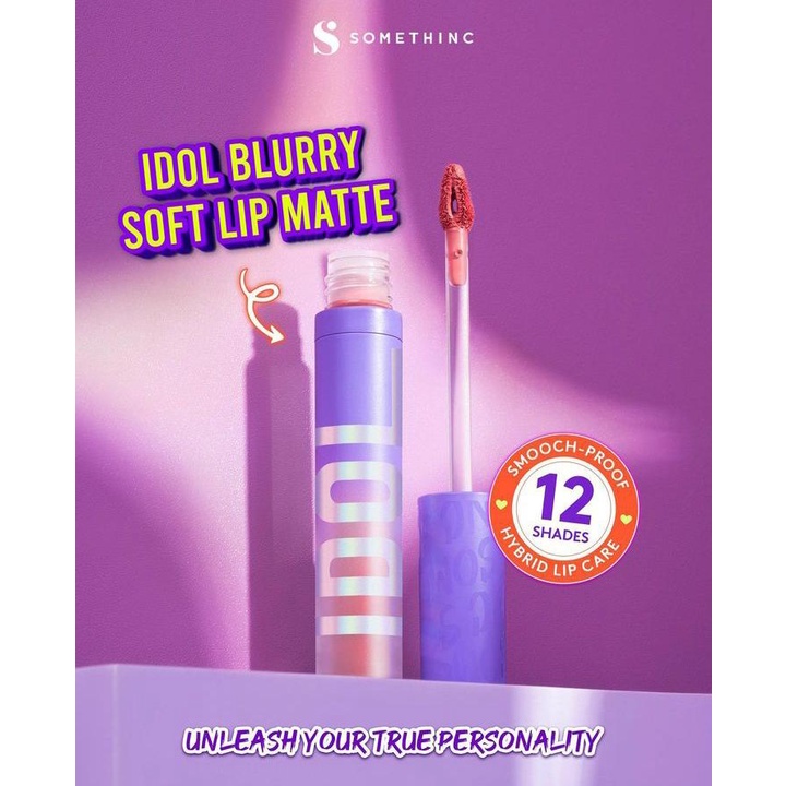 Jual ORIGINAL Somethinc Idol Blurry Soft Lip Matte 3gr Lip Cream