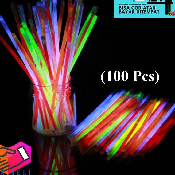 Jual SRK952 Glowstick Isi 100 Pcs Glow Stick Glow Stik Fosfor Warna