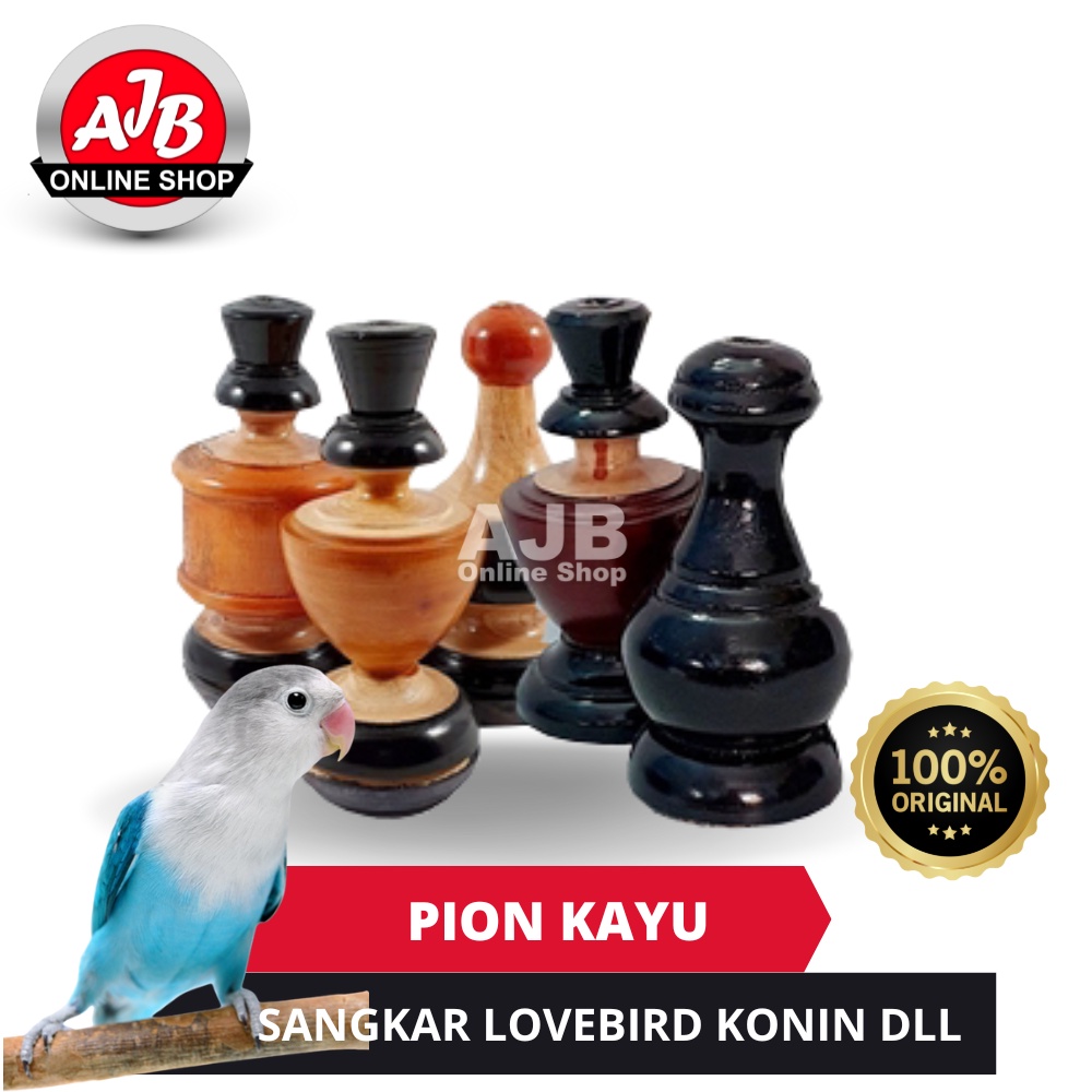 Jual Pion Kayu Untuk Sangkar Burung Lovebird Konin Kandang Bulat