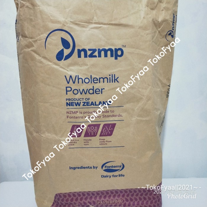 Jual Susu Bubuk NZMP Full Cream Wholemilk Anchor 1 Kg Shopee Indonesia