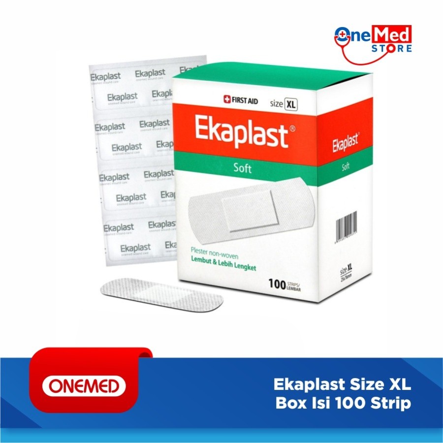 Jual Plester Luka Non Woven Ekaplast Size Xl Onemed Box Isi Strip