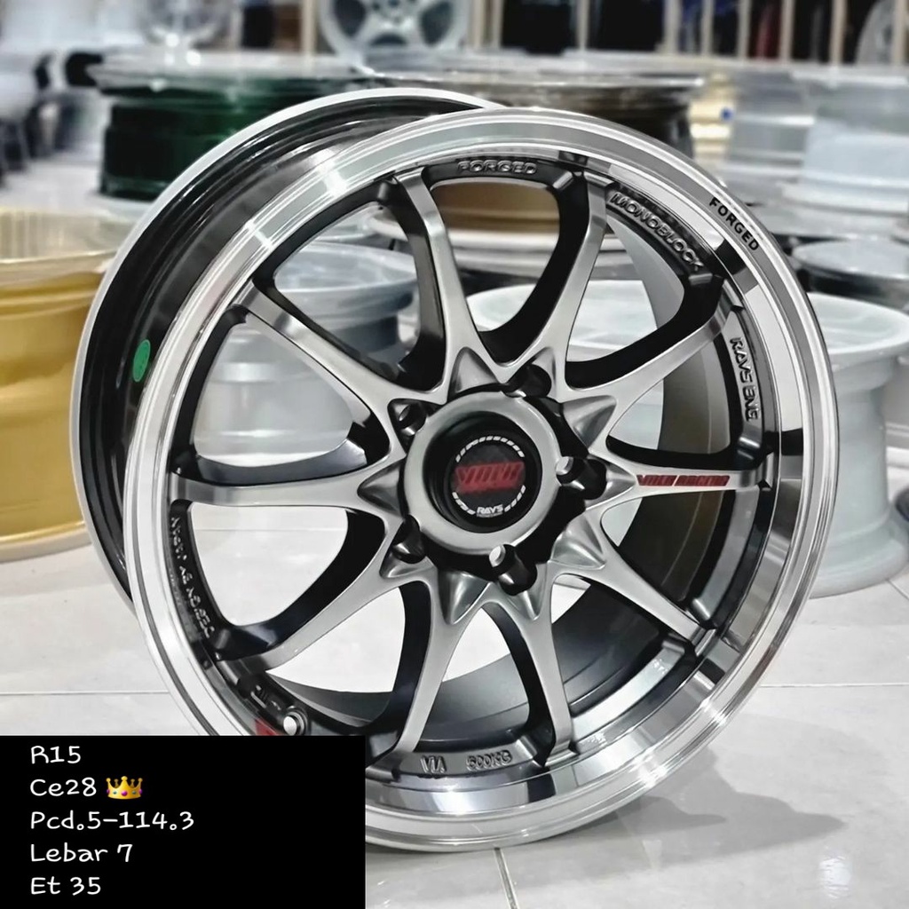 Jual Velg Racing Rays Ce Ring Lebar Et Untuk Mobil Ertiga