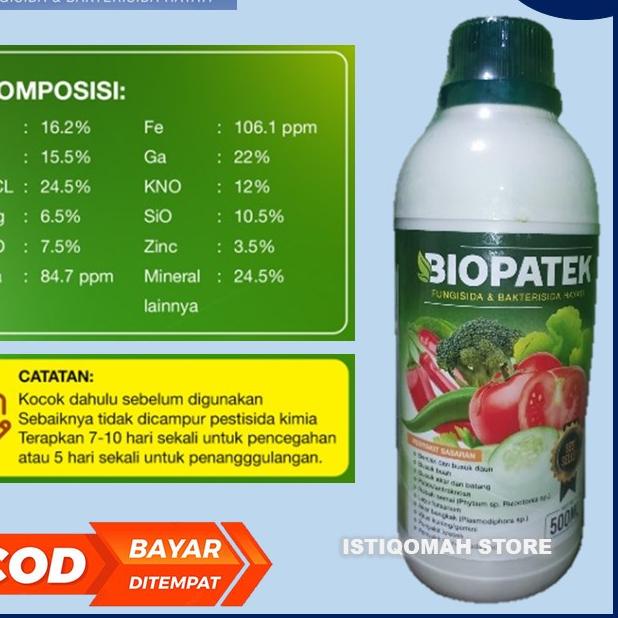 Jual Biopatek Ml Fungisida Bakterisida Hayati Mengatasi Penyakit