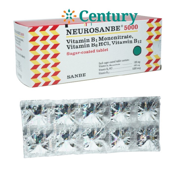 Jual Neurosanbe Stri Isi Tablet Vitamin B Vitamin Saraf