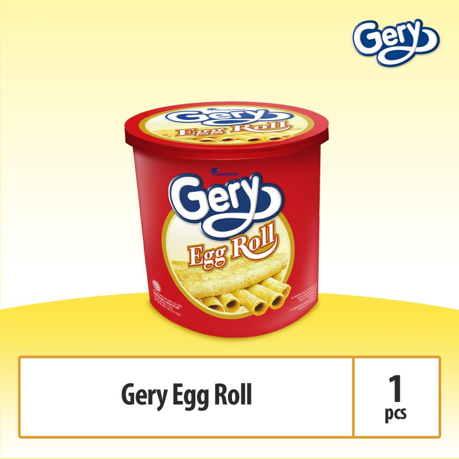 Jual Semprong Gery Egg Roll Gr Toples Biskuit Wafer Roll Shopee