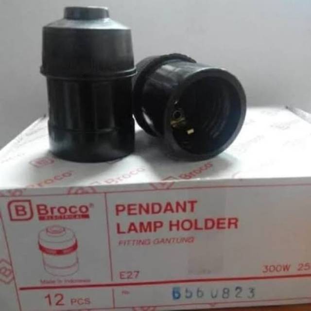 Jual Broco Fitting Gantung Broco Hitam L Shopee Indonesia