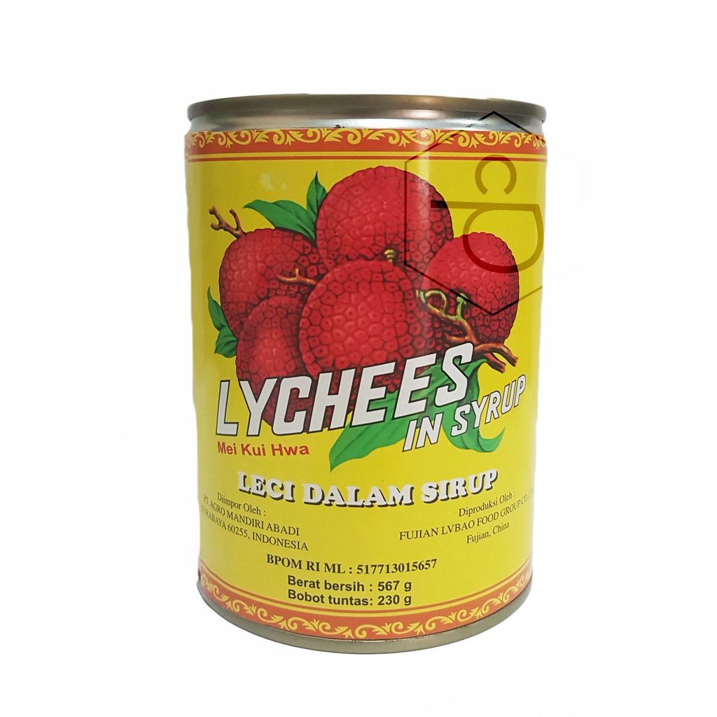 Jual Lychee In Syrup Buah Leci Kaleng G Ikps Buah Leci Dalam Sirup