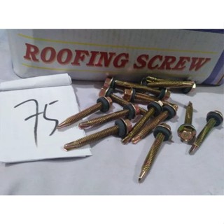 Jual BAUT BAJA RINGAN BAUD SEKRUP ROOFING M5 KUNING KANAL LAPIS KARET