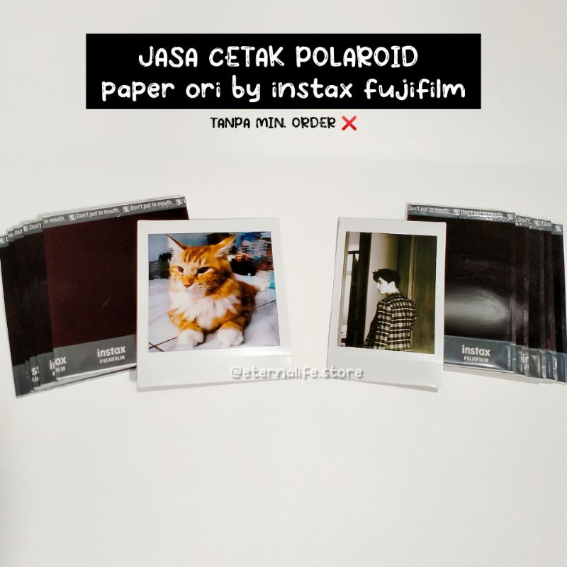 Jual Jasa Cetak Foto Polaroid Ori By Instax Fujifilm WAJIB BACA