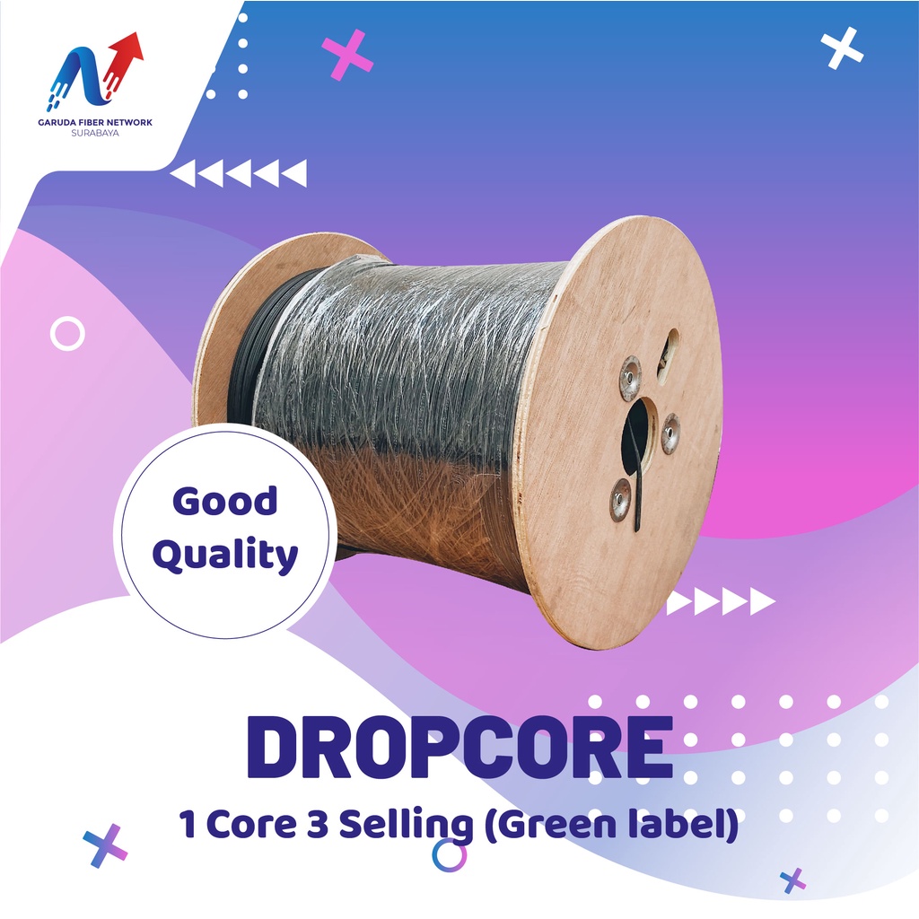 Jual Kabel Dropcore 1 Core 3 Seling Green Label 1000 M Shopee Indonesia