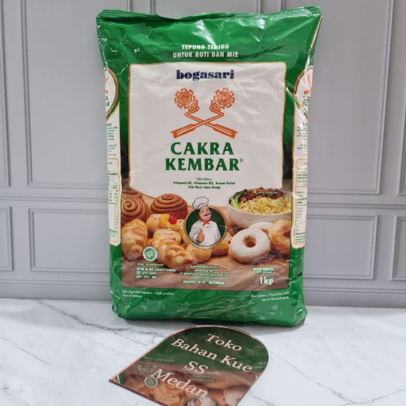 Jual Tepung Cakra Kembar Premium 1 Kg Shopee Indonesia