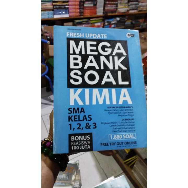 Jual Buku Mega Bank Soal Kimia Sma Kelas Fresh Update Bonus