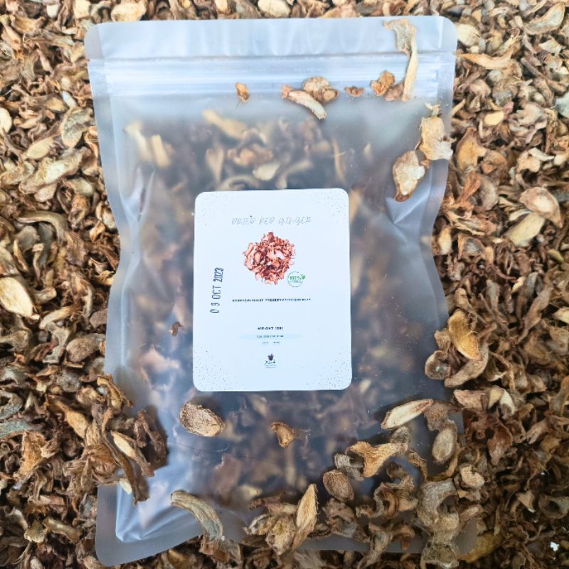 Jual Dried Red Ginger Jahe Merah Kering Rajang G G Shopee