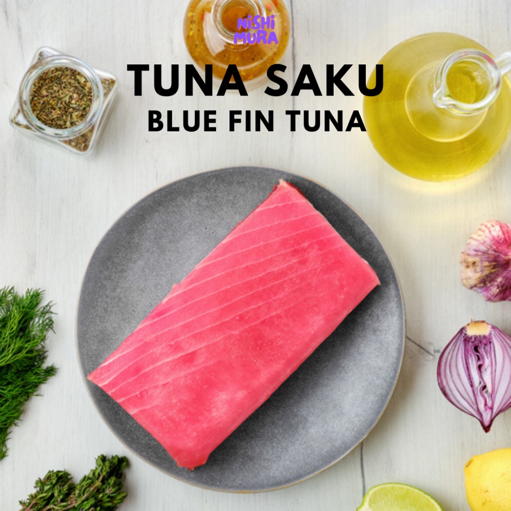 Jual Tuna Fillet Loin Saku Kg Bluefin Fresh Frozen Filet Beku Ikan