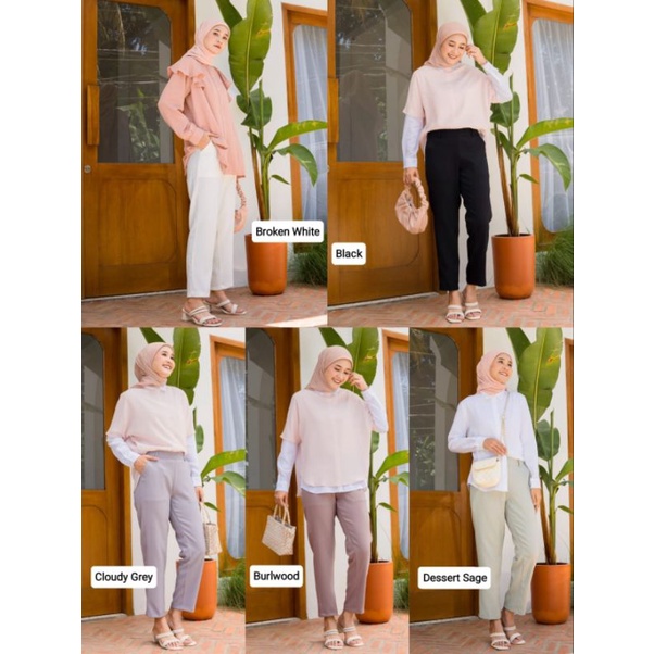 Jual Comfy Basic Pants CBP By Kamila Wardrobe Reseller Kamila Wardrobe