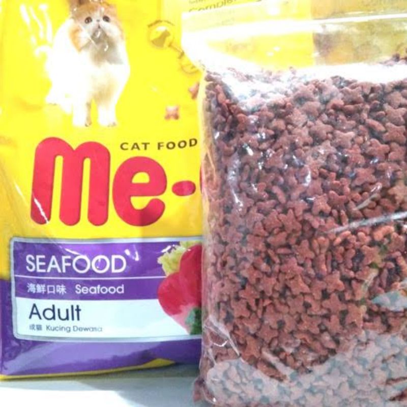 Jual Makanan Pakan Kucing Cat Food Meo Me O Seafood Repack Kg Shopee