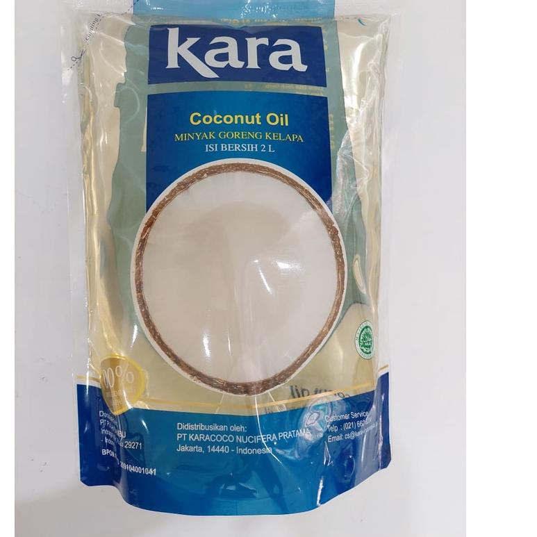 Jual KARA Coconut Oil Minyak Goreng Kelapa 2L Shopee Indonesia