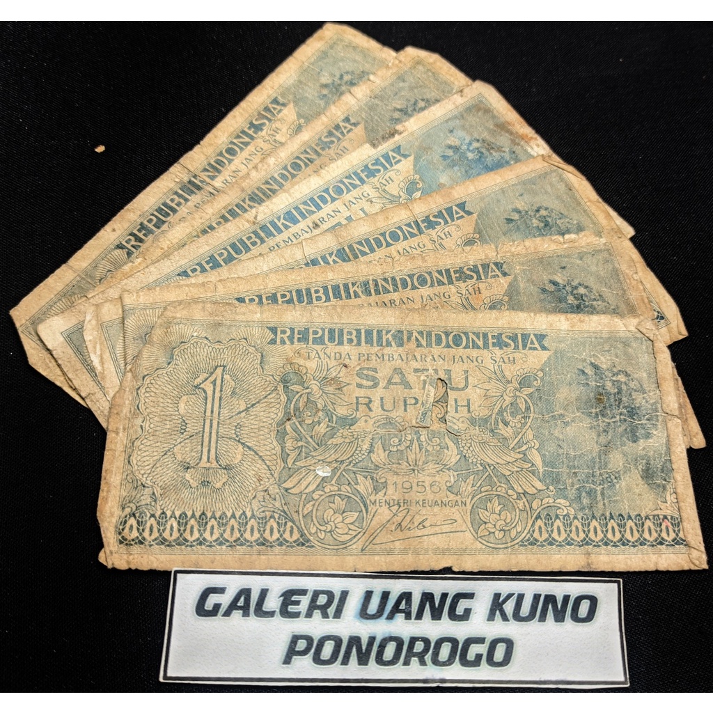 Jual EKONOMIS UANG KUNO 1 RUPIAH SUKU BANGSA 1959 SESUAI FOTO Shopee