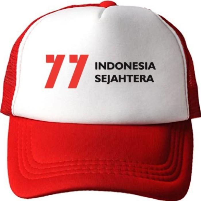 Jual Topi Trucker Hut Ri Ke 77 Shopee Indonesia