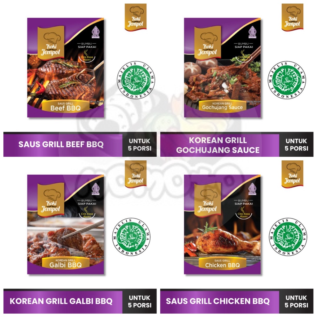 Jual Koki Jempol Bumbu Saus Grill Beef Korean Galbi Gochujang Marinade