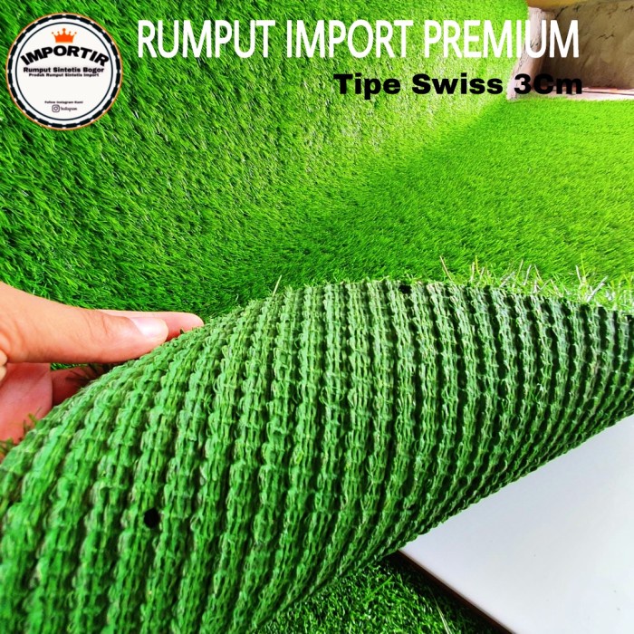 Jual Rumput Sintetis Swiss Tinggi 3cm Premium Harga 1m1m Shopee Indonesia