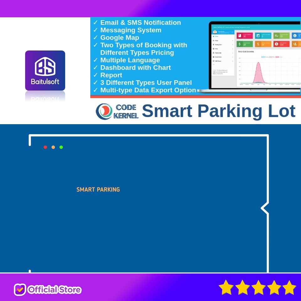 Jual Source Code Aplikasi CK Smart Parking Reservation System