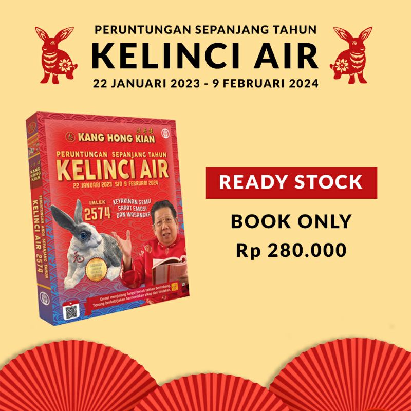 Jual Buku Dan Kalendar Peruntungan Tahum Kelinci Air 2023 Imlek 2574