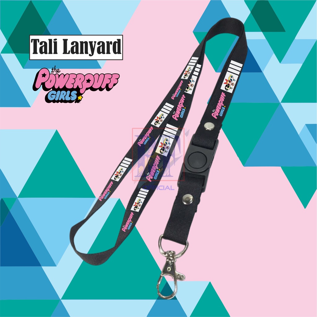 Jual TALI LANYARD THE POWERPUFF GIRL KARTUN 90S GANTUNGAN KUNCI