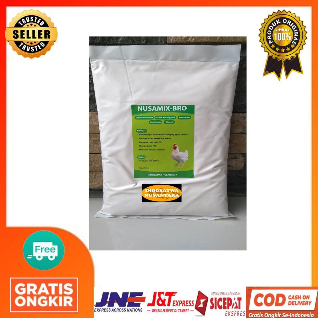 Jual Premix Nusamix Bro Kg Asam Amino Pertumbuhan Fcr Tinggi Nutrisi