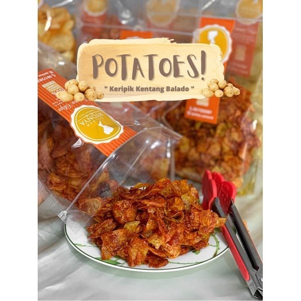 Jual Keripik Kentang Balado Pilihan Nyonya G Shopee Indonesia