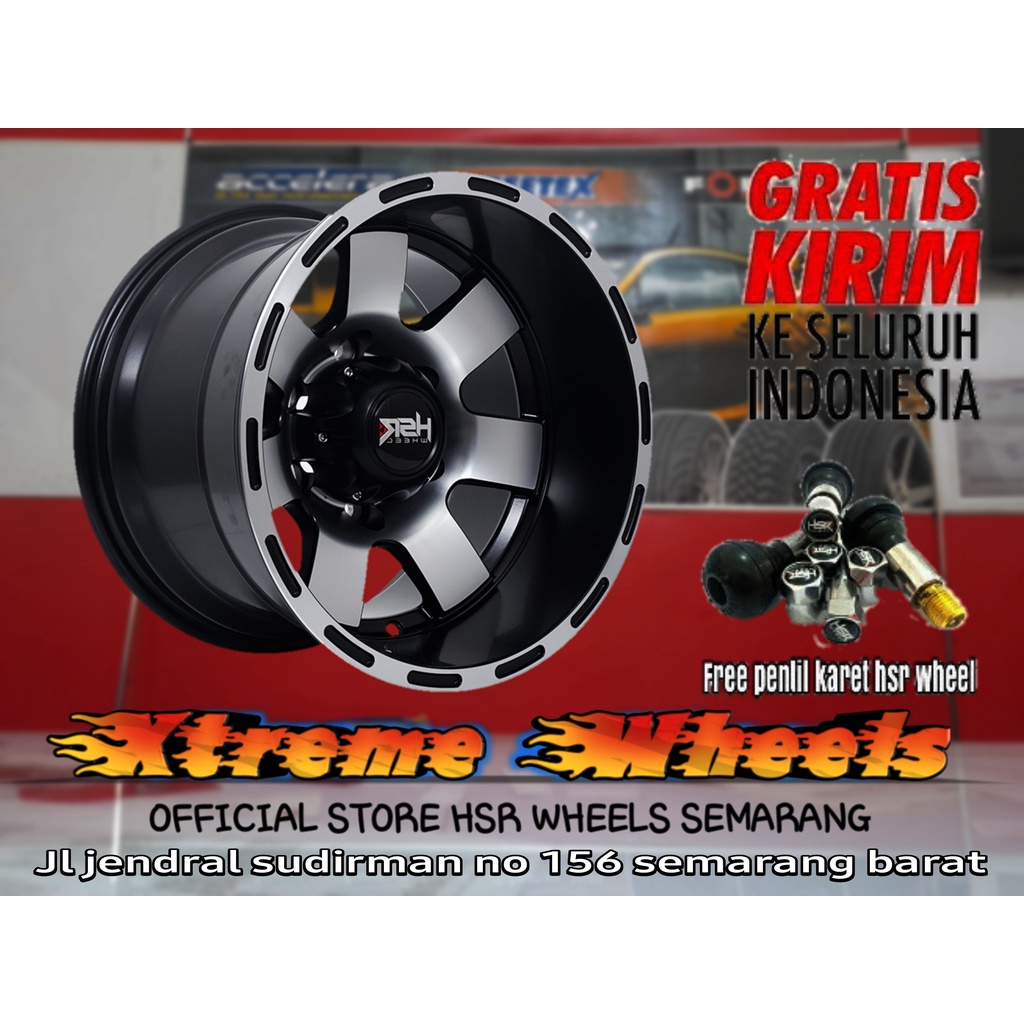 Jual Velg Offroad Hardtop Ring Lebar Hsr Wheel Twiist R X