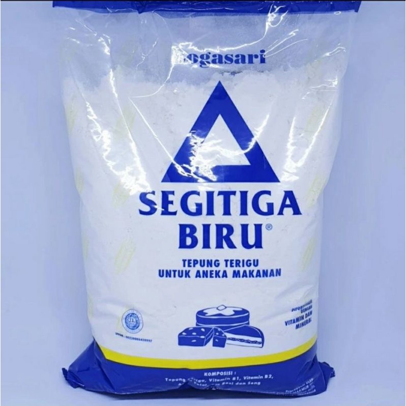 Jual TEPUNG TERIGU SERBA GUNA SEGITIGA BIRU EKONOMIS 1 KG Shopee