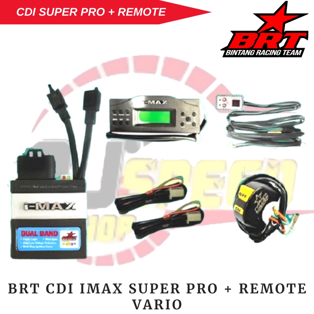 Jual Brt Racing Cdi Imax Super Pro Remote Vario Karbu