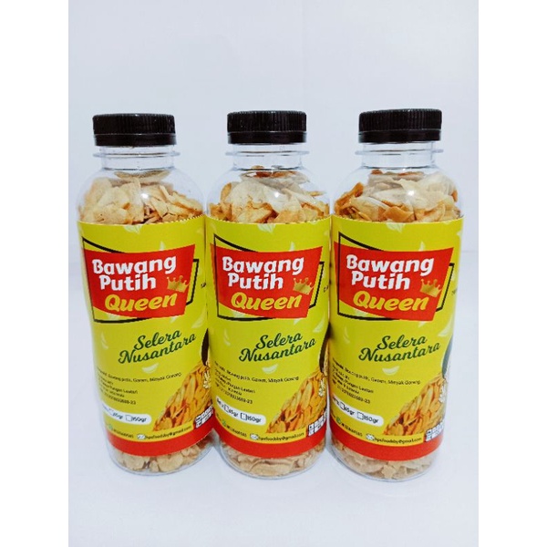 Jual Bawang Putih Goreng Queen 65gr Pelengkap Masakan Bawang Putih