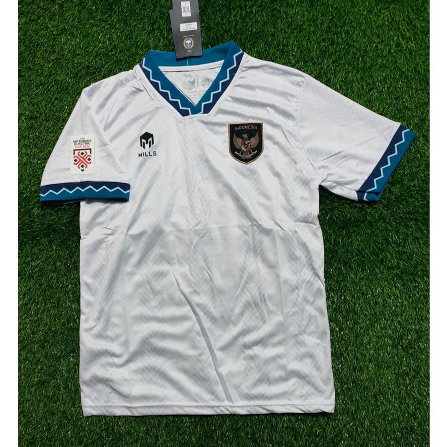 Jual Jersey FULL PATCH AFF CUP BAJU BOLA INDONESIA AWAY 2022 2023 GRADE