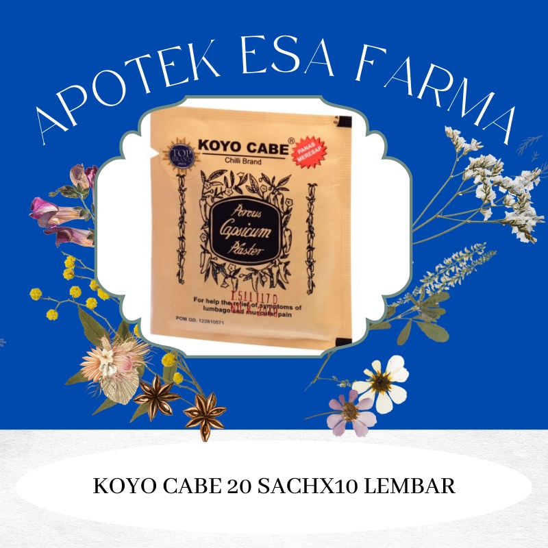 Jual Koyo Cabe Pereda Nyeri Isi 10 Lembar Shopee Indonesia