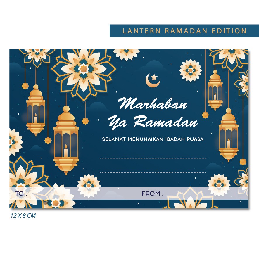 Jual RAMADAN CARD GREETING WISHES SELAMAT HARI RAYA IDUL FITRI KARTU