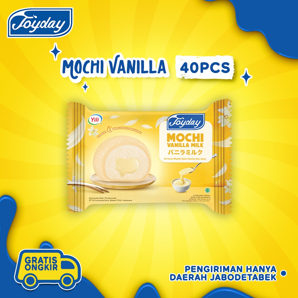 Jual Joyday Ice Cream Mochi Vanilla Isi Pcs Eskrim Mochi Shopee