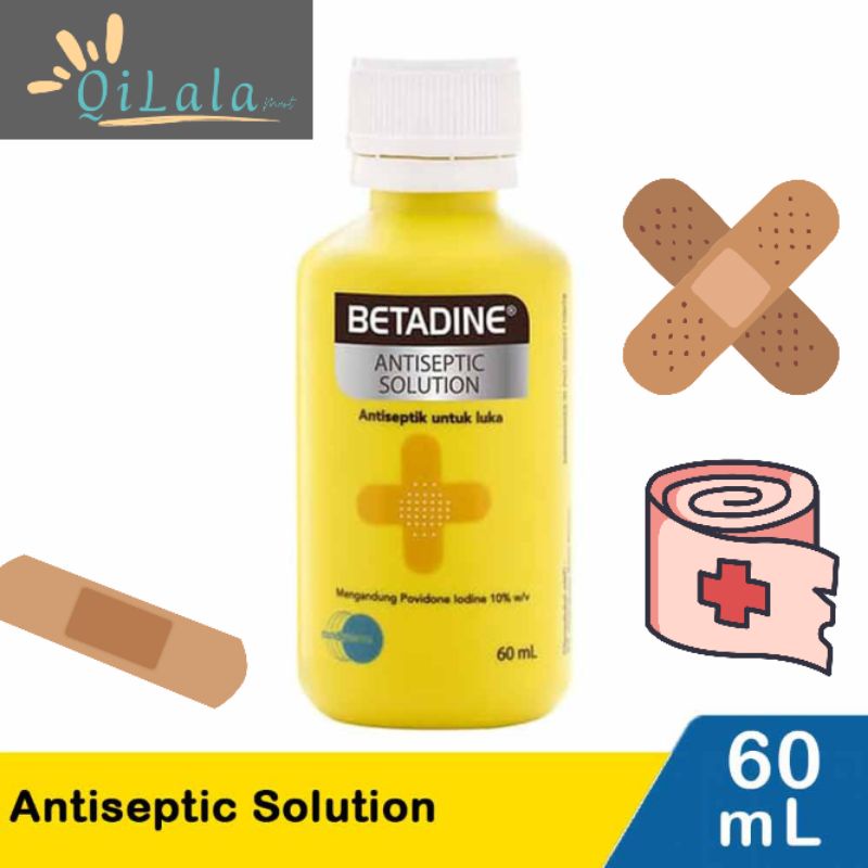 Jual Betadine Antiseptic Solution Ml Obat Luka Shopee Indonesia