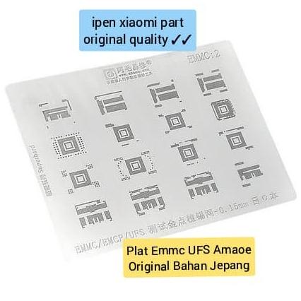 Jual Sale Plat UFS V2 Emmc Amaoe Original Bahan Jepang BGA Cetakan IC