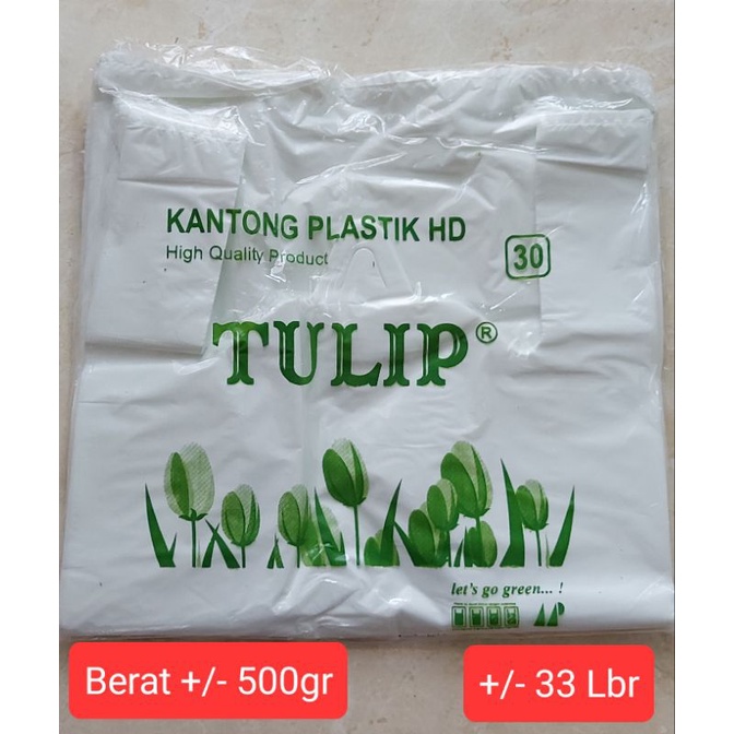 Jual Kantong Kresek Tulip Putih Kantong Plastik Go Green Hd Online