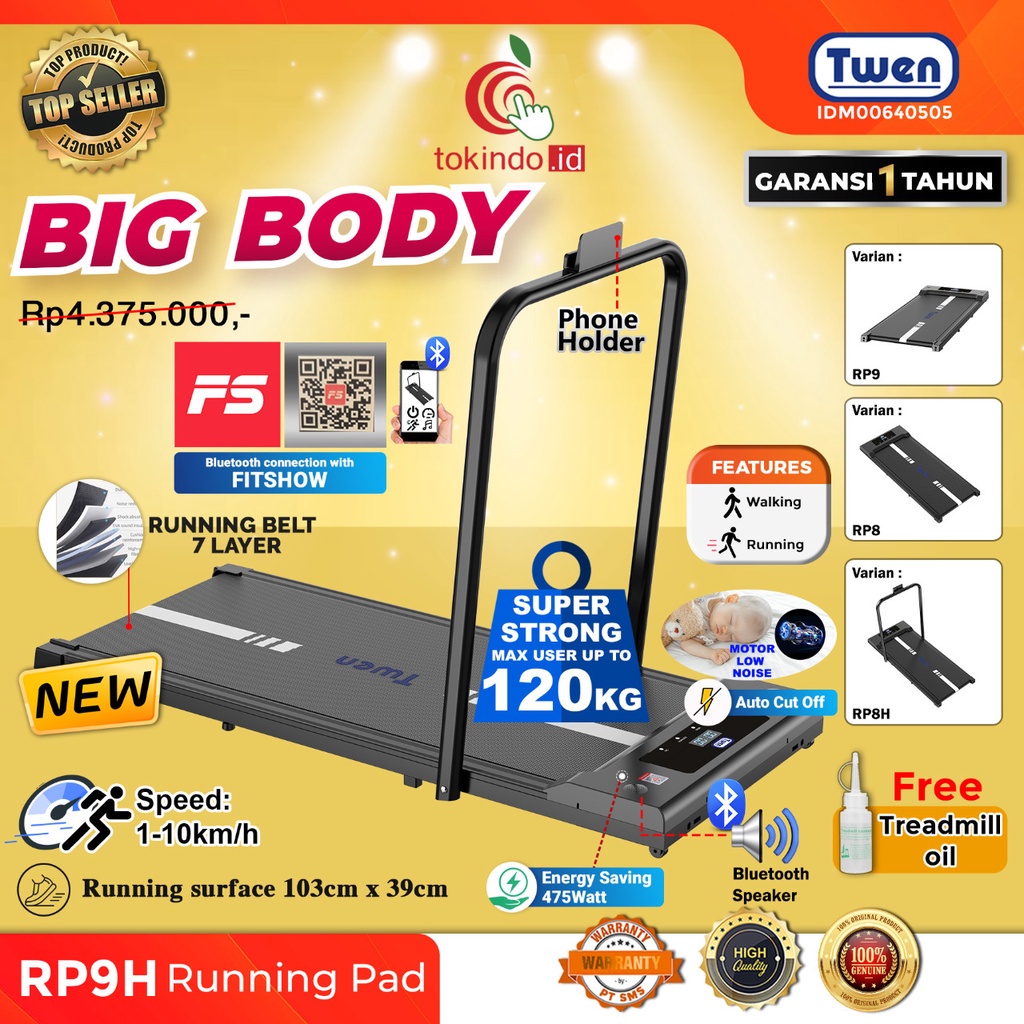 Jual Twen Rp Rp H Rp Rp H Rp Rp H Treadmill Elektrik Treadmil